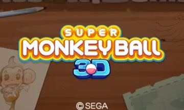 Super Mon_ Ball 3D (JPN) screen shot title